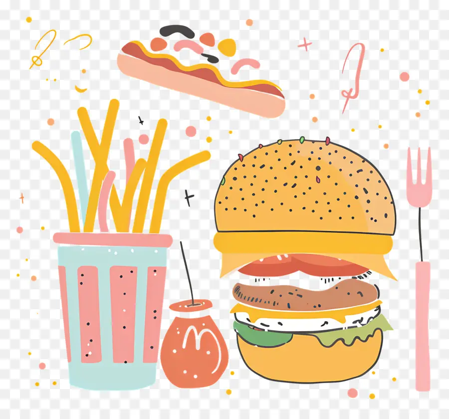 Gıda，Hamburger PNG