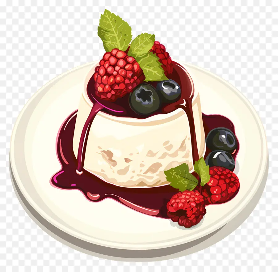 Panna Cotta，Puding PNG