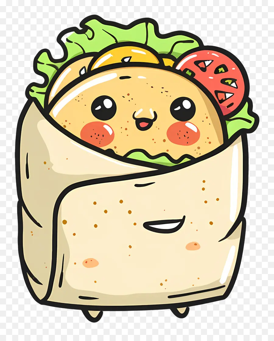 Burrito，Sevimli Burrito PNG