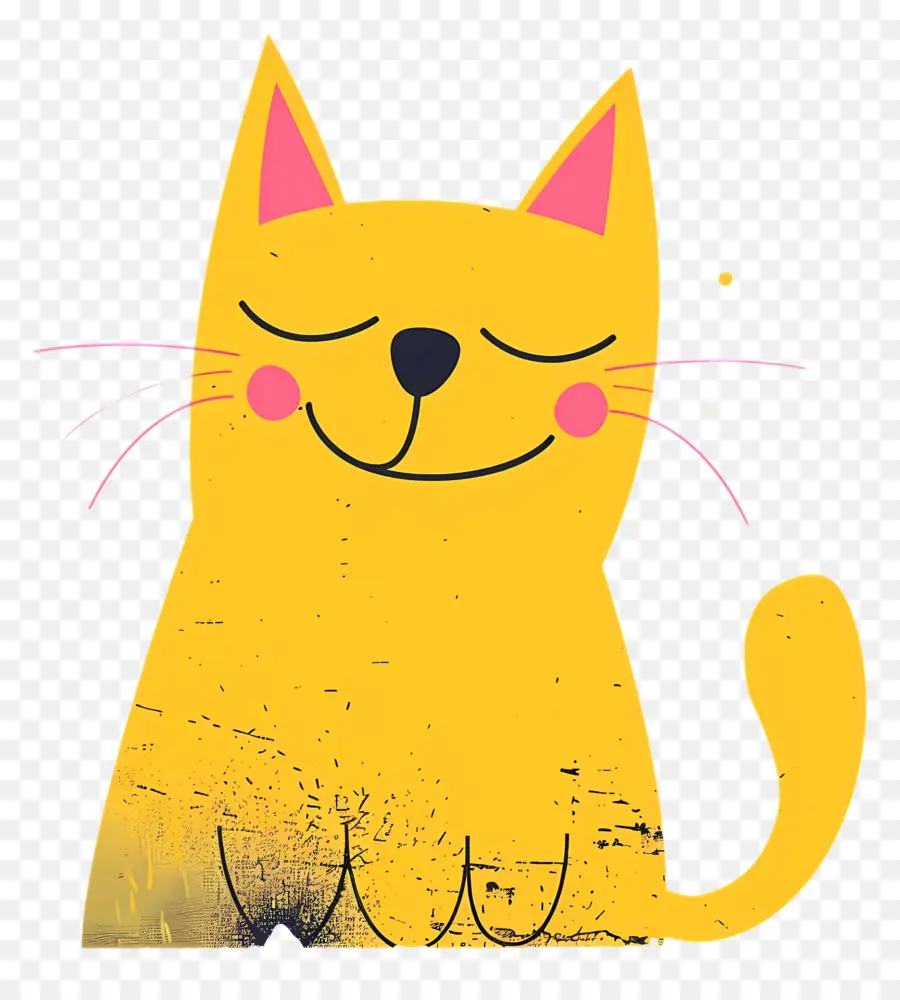 Karikatür Kedi，Kedi PNG