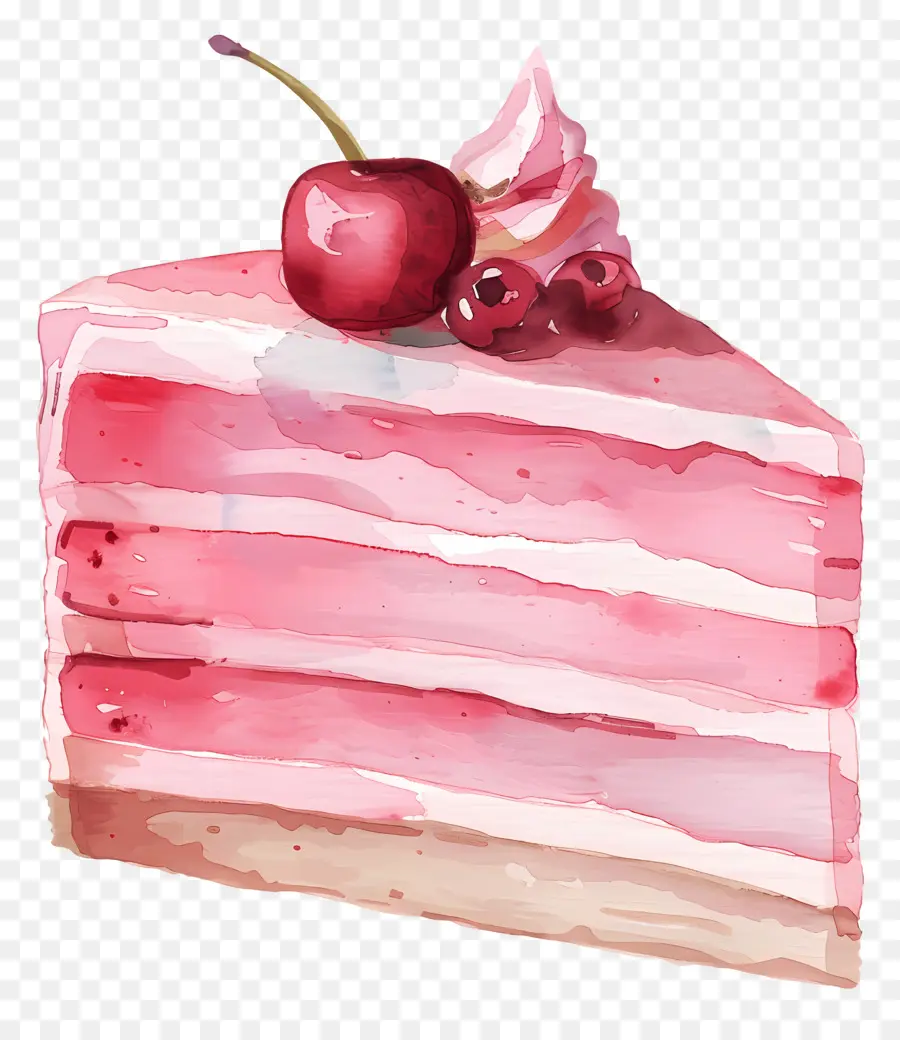 Pembe Pasta，Pembe Katmanlı Kek PNG