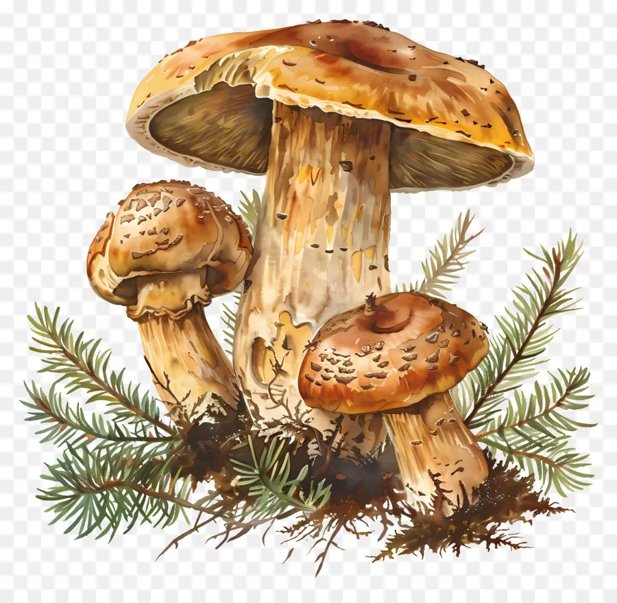 Porcini Mantarı，Kahverengi Mantar PNG