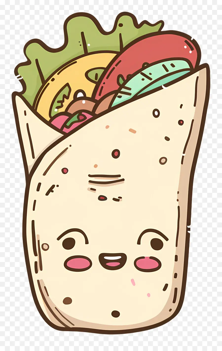 Burrito，Sevimli Burrito PNG