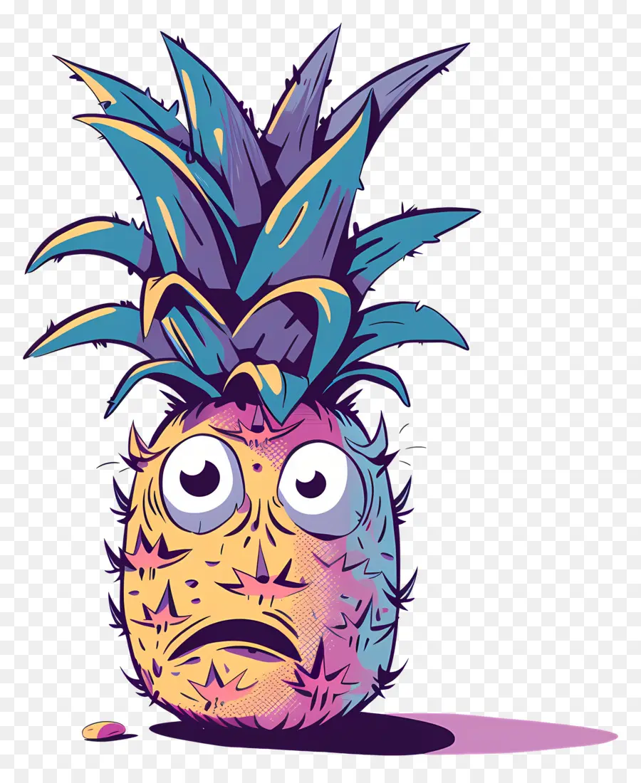 Ananas，Karikatür PNG