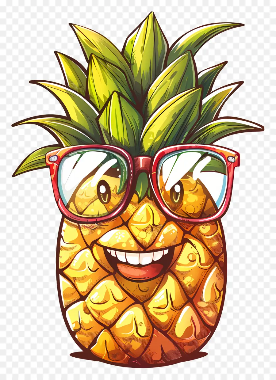 Ananas，Karikatür Ananas PNG