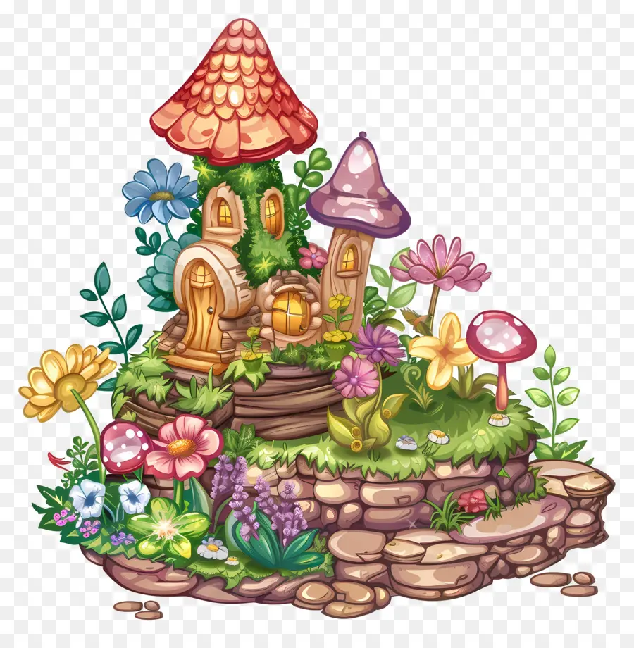 Peri Bahçesi，Toadstool Evi PNG