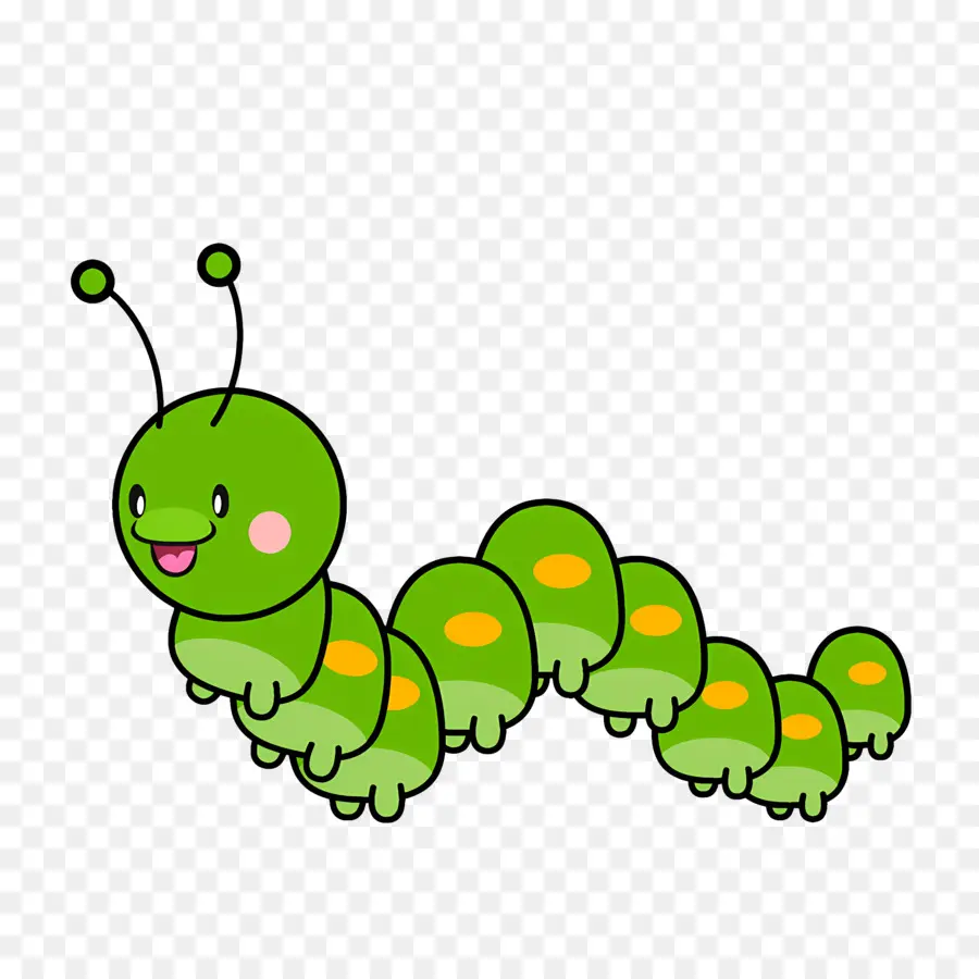 Karikatür Caterpillar，Tırtıl PNG