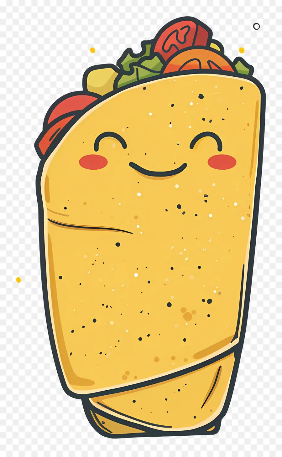 Burrito，Gülümseyen Burrito PNG