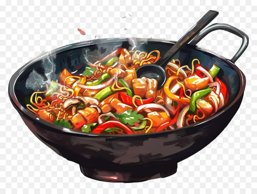 Wok，Kase Erişte PNG