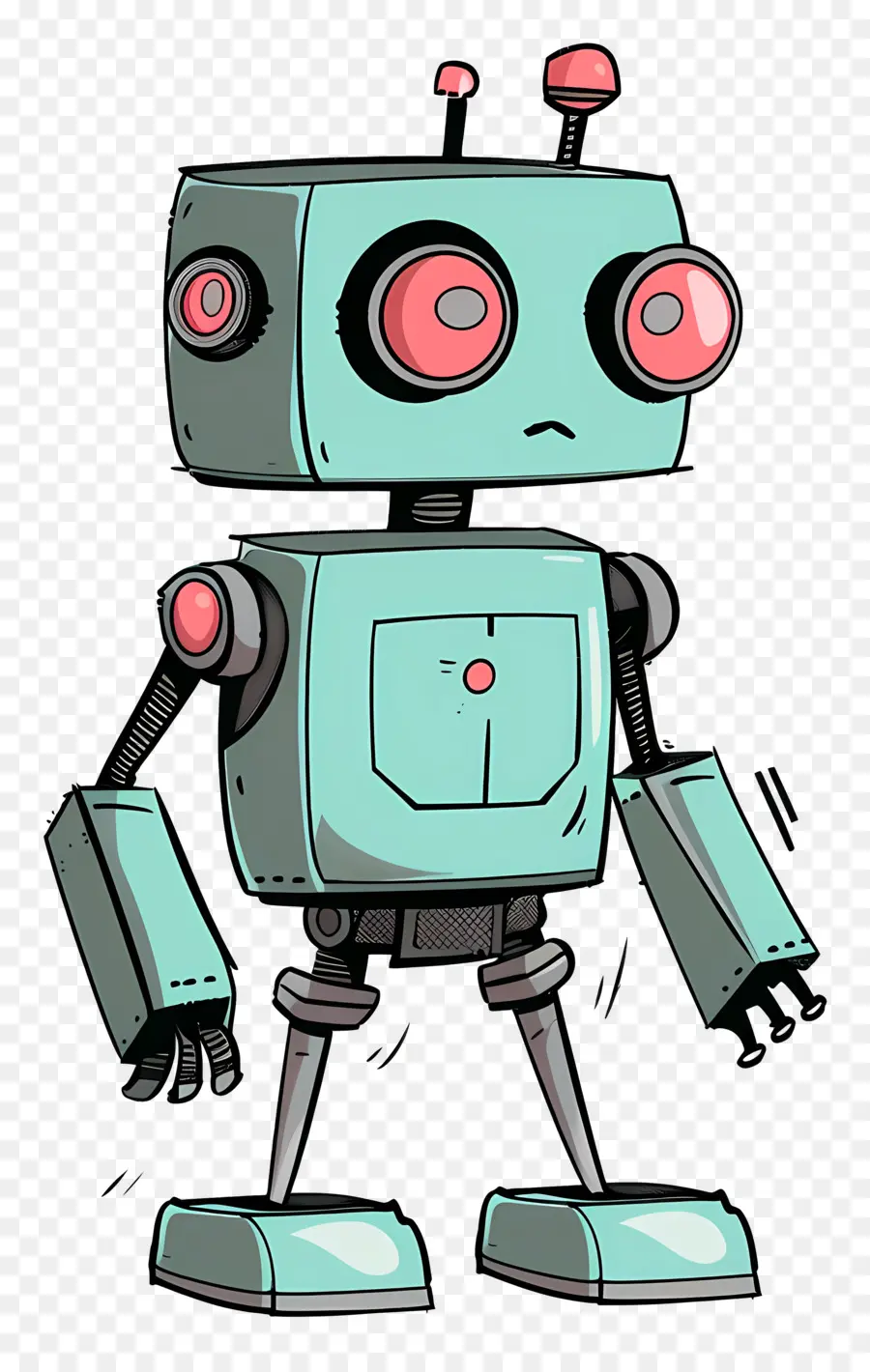 Robot，Karikatür Robot PNG