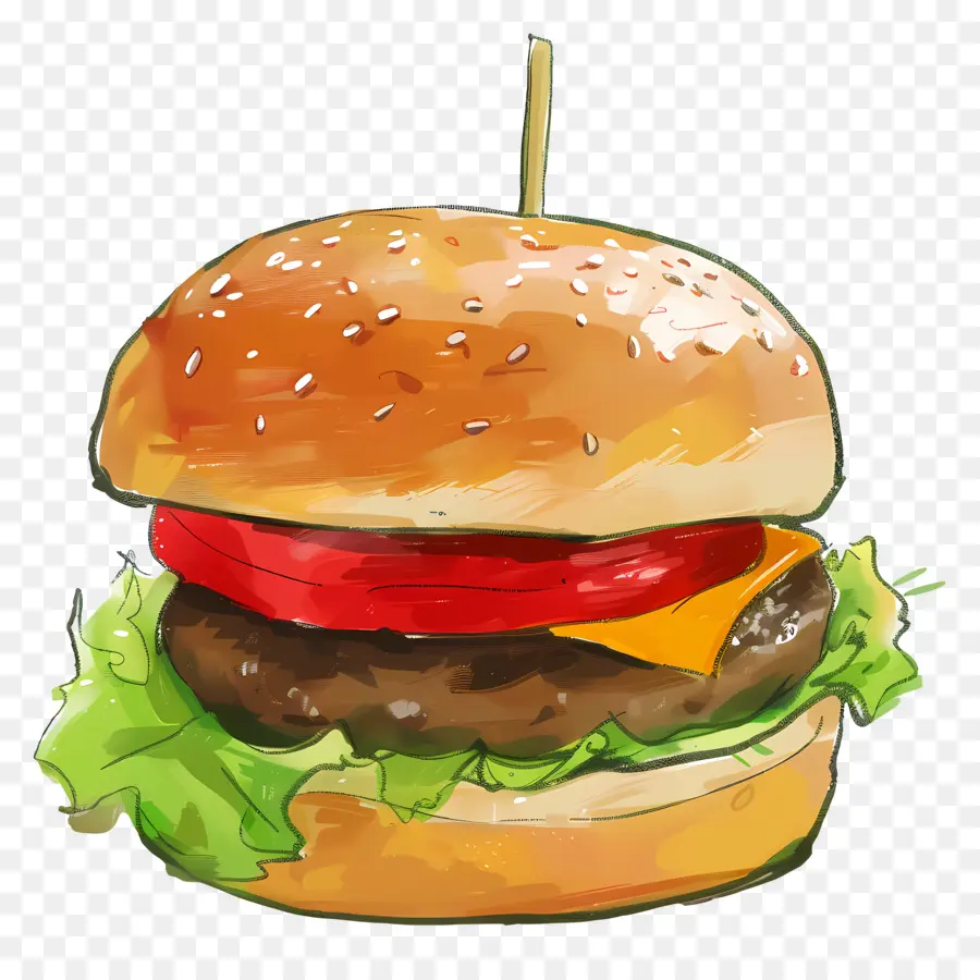 Hamburger，Sığır Eti Burger PNG