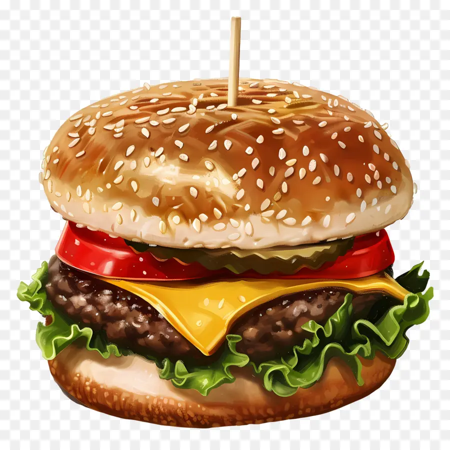 Hamburger，Marul PNG