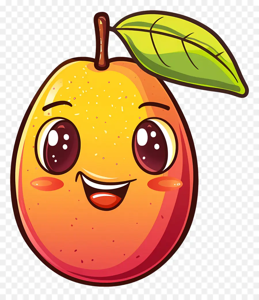 Karikatürize Et Mango，Sevimli Mango PNG