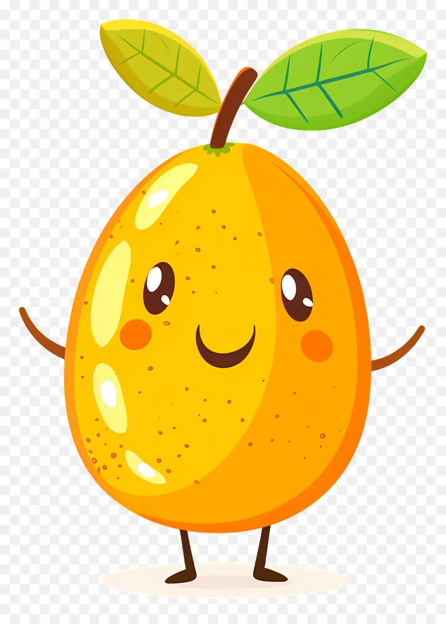 Karikatür Mango，çizgi Film Limon PNG