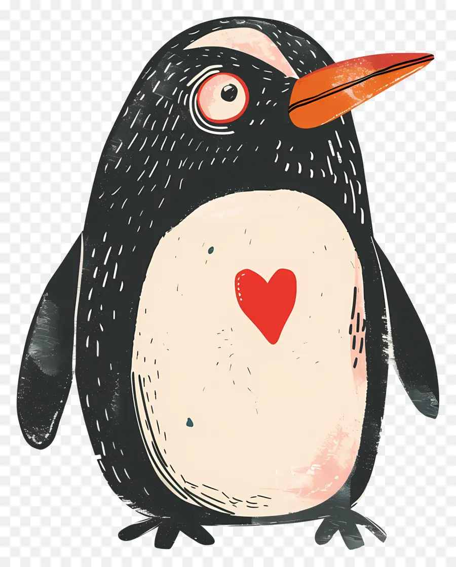 Karikatür Penguen，Penguen PNG