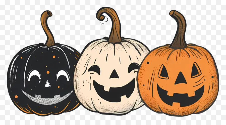 Cadılar Bayramı Kabaklar，Jack Olanterns PNG