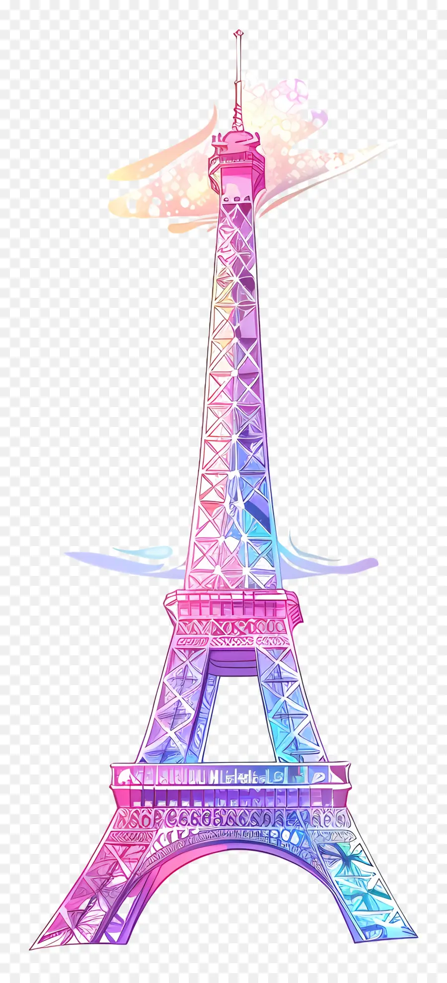 Eyfel Kulesi，Paris PNG