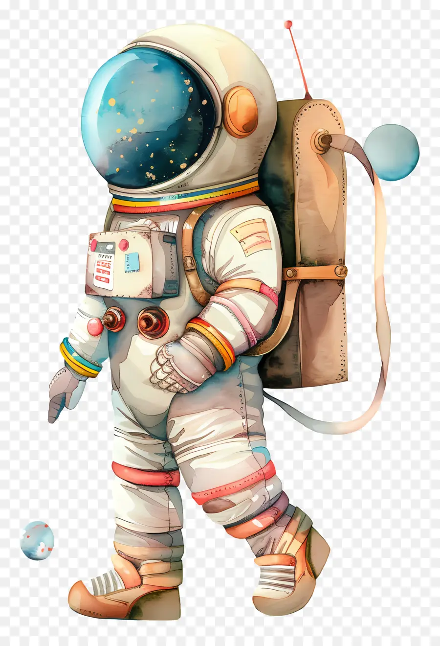 Karikatür Astronot，Uzay Giysili Astronot PNG