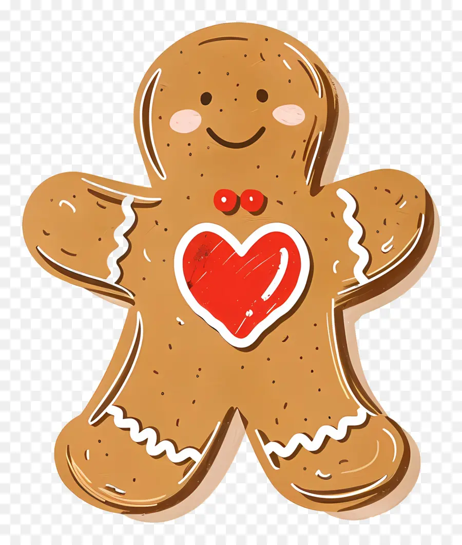 Noel Gingerbread，Gingerbread Adam PNG