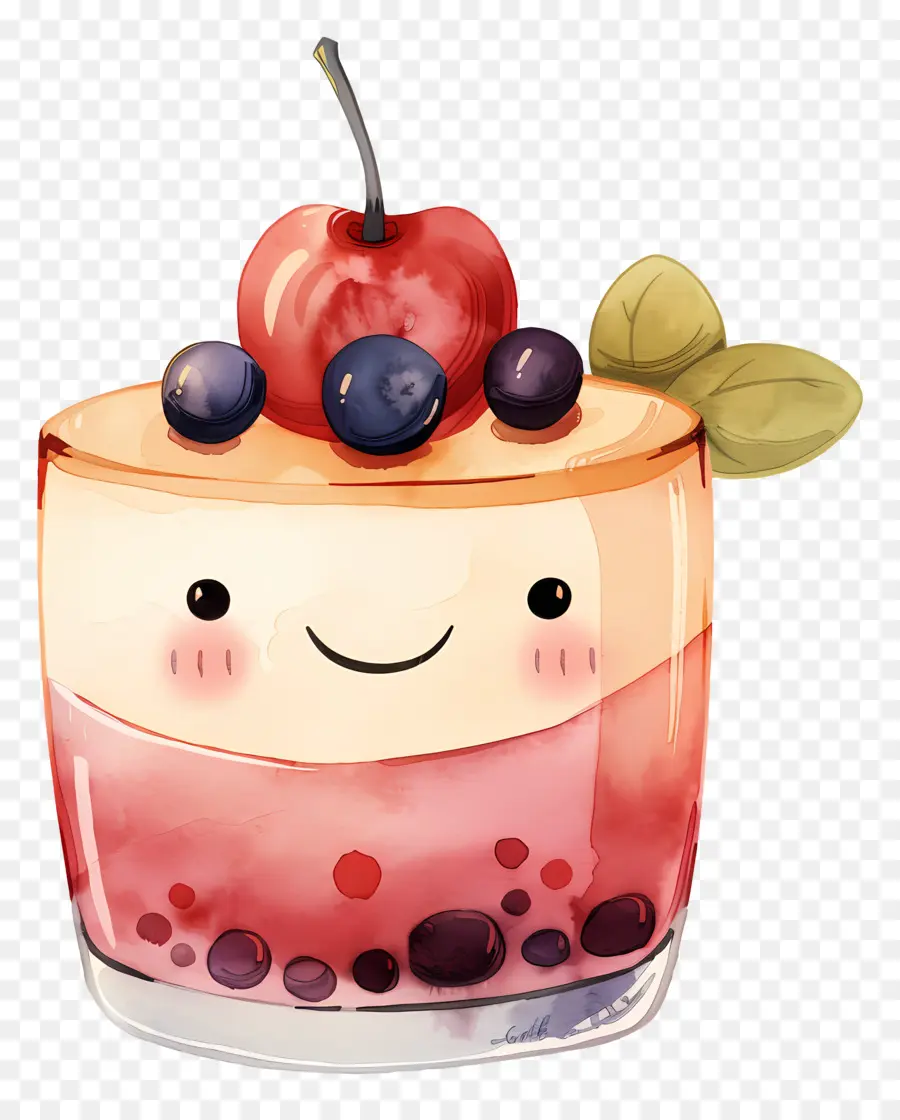 Kawaii Puding，Sevimli Tatlı PNG