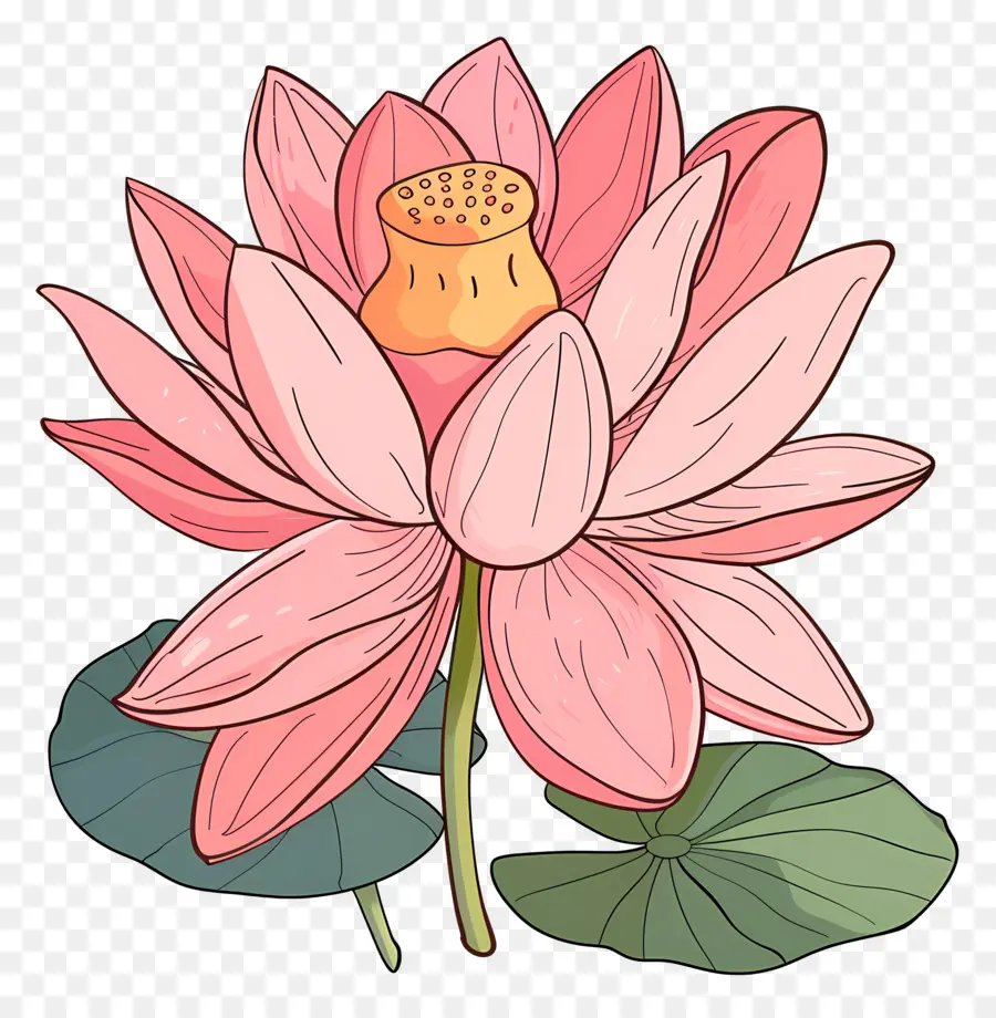 Lotus çiçeği，Pembe Lotus PNG