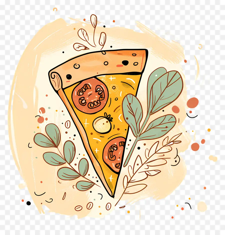 Doodle Pizza，Pizza PNG