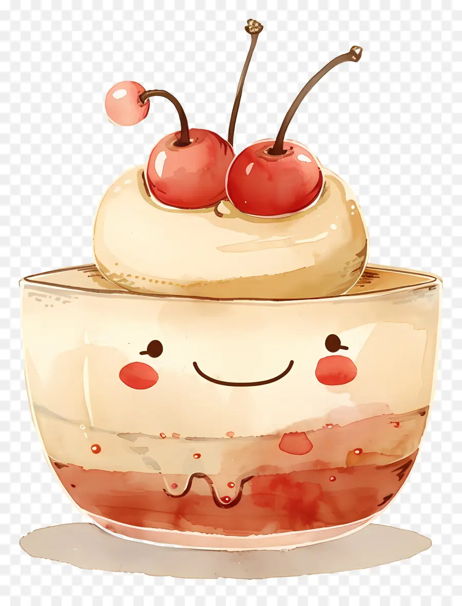 Kawaii Puding，Tatlı PNG