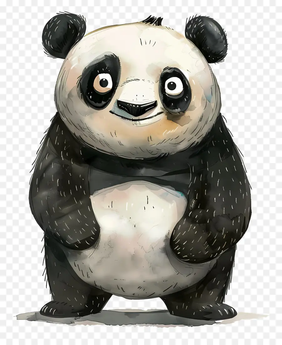 çizgi Film Panda，Panda Ayısı PNG