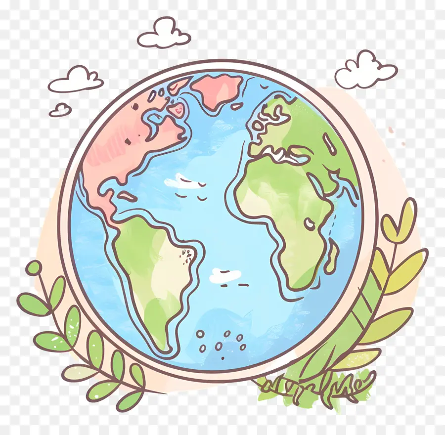 Doodle Earth，Dünya PNG