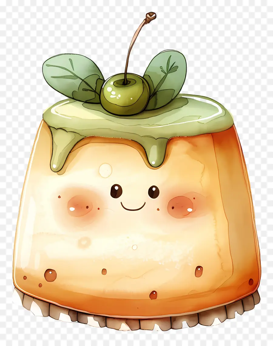 Kawaii Puding，Sevimli Puding PNG