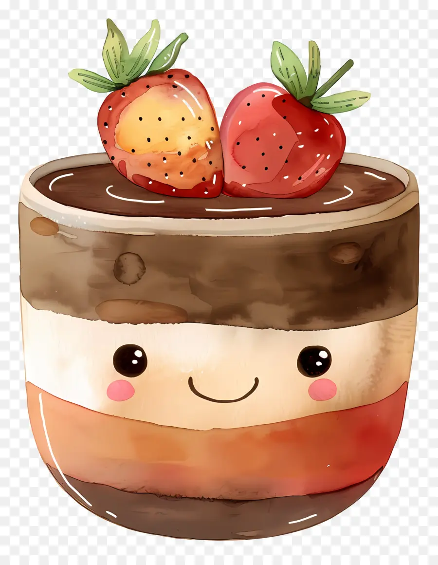 Kawaii Puding，Pasta PNG