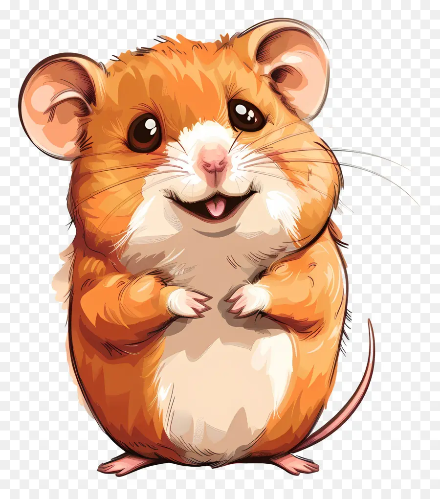 Hamster，Mutlu Fare PNG