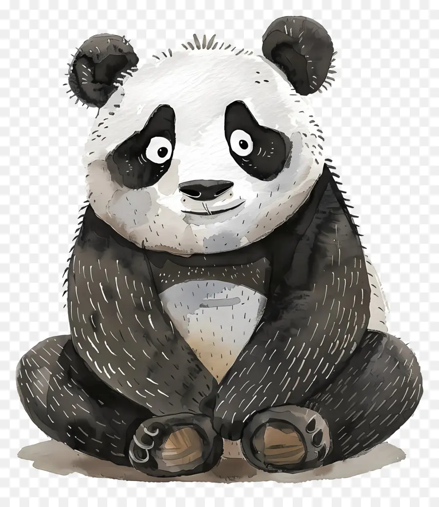 Karikatür Panda，Panda PNG