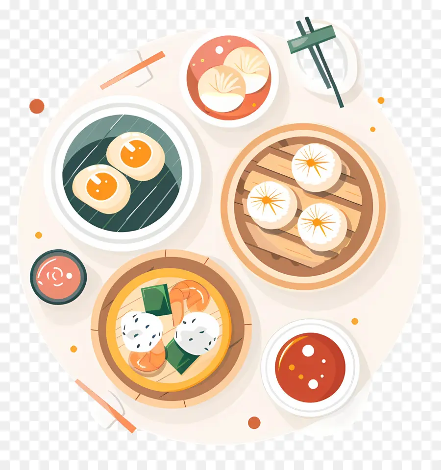 Dim Sum，Gıda PNG