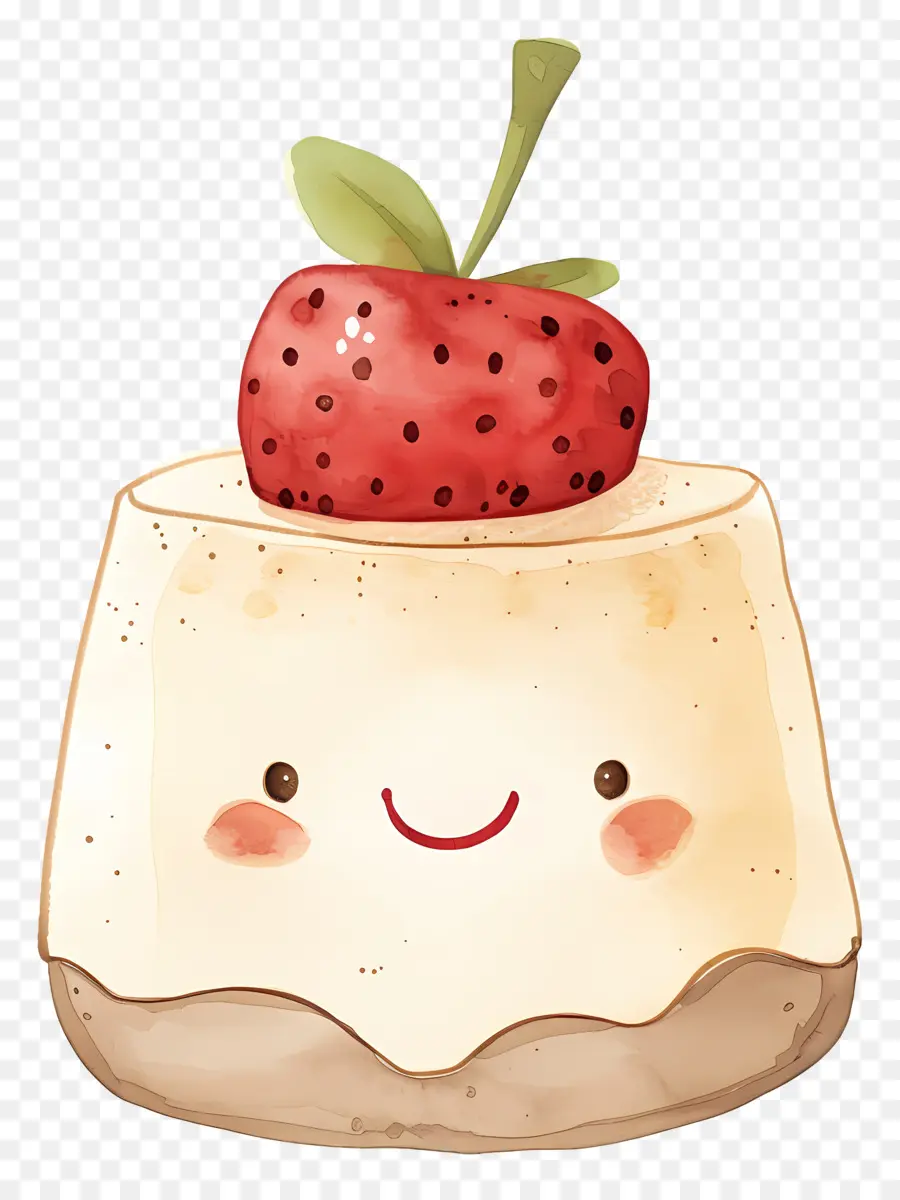 Kawaii Puding，Pasta PNG