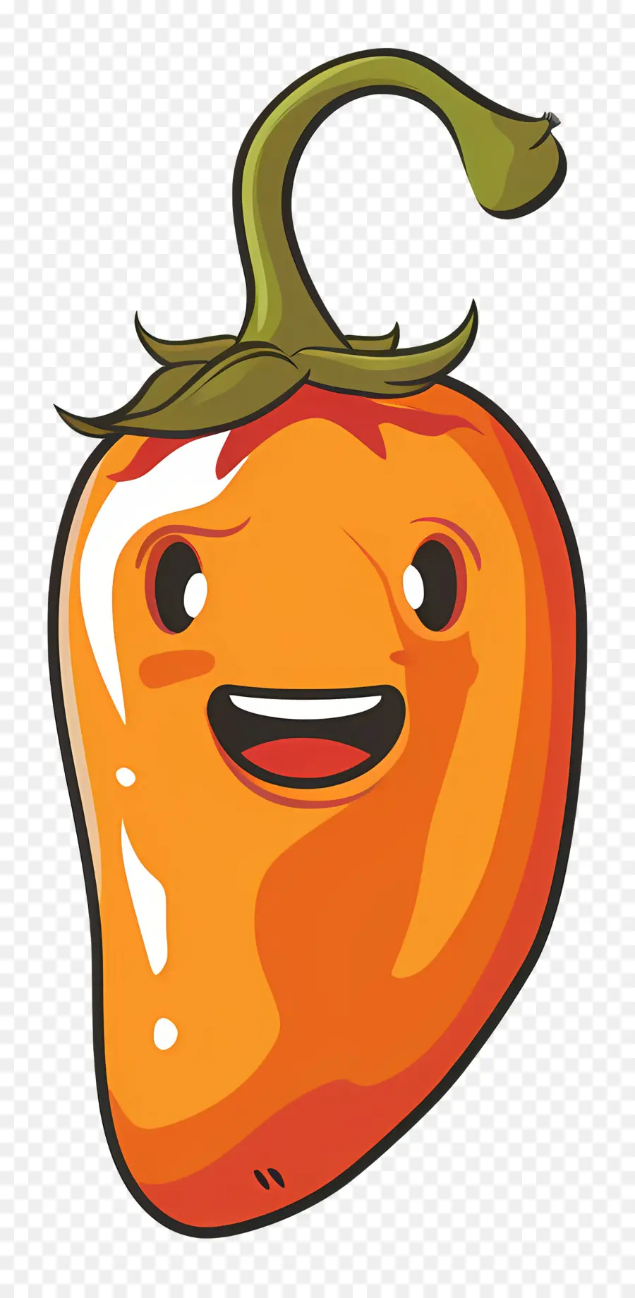 Habanero Biberi，Karikatür Biber PNG