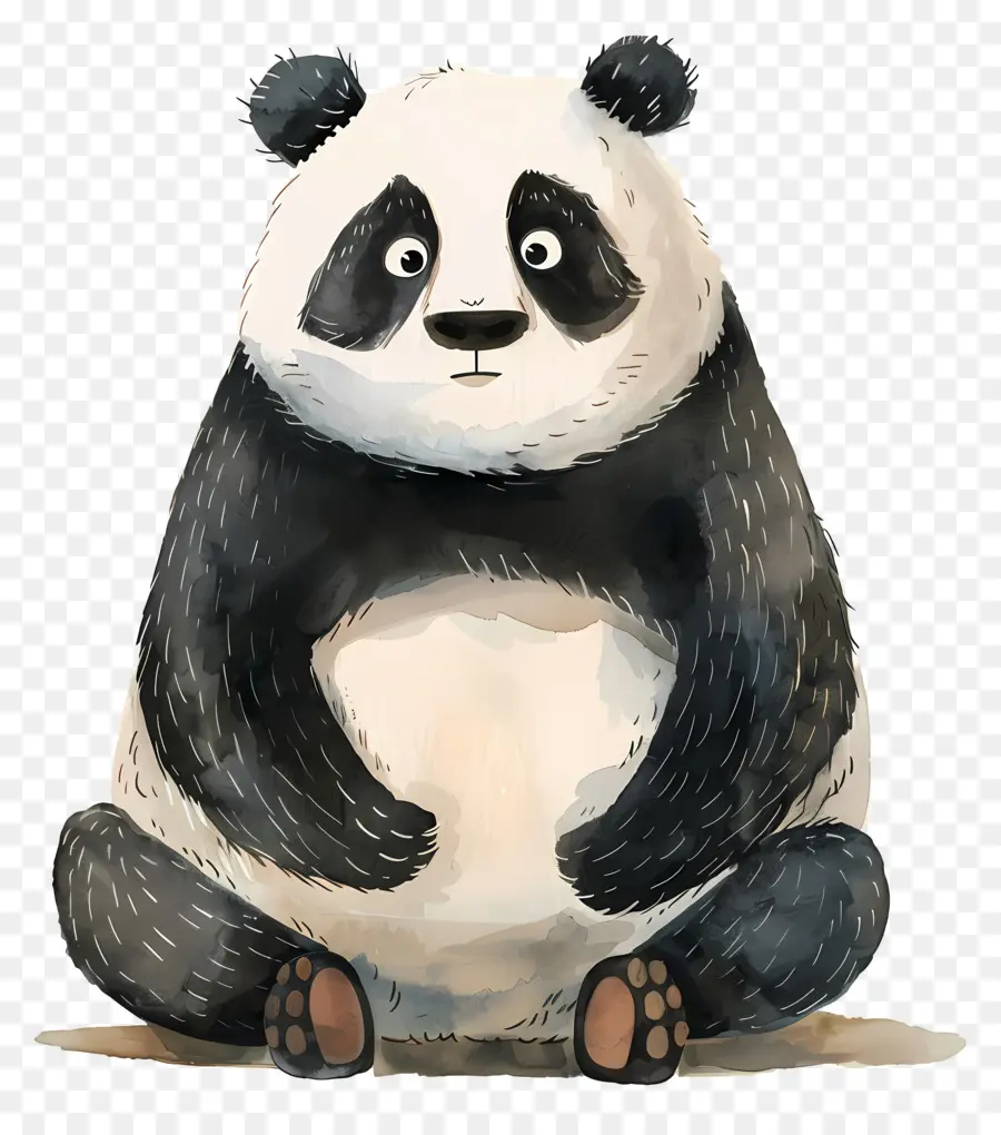 Karikatür Panda，Panda PNG