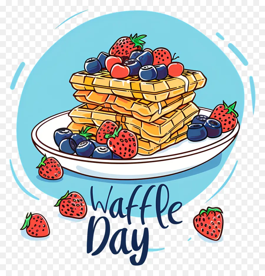 Ulusal Waffle Günü，Waffle PNG