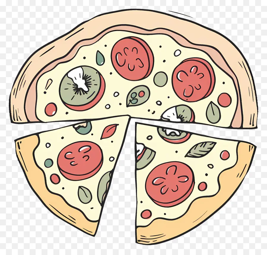 Doodle Pizza，Pizza PNG