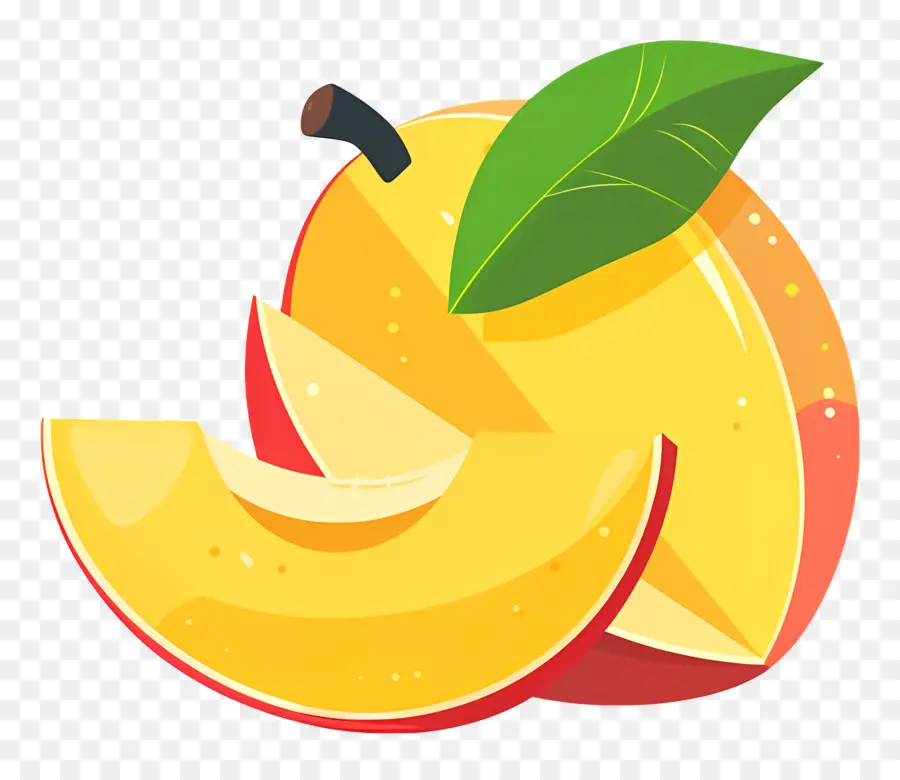 Dilimlenmiş Mango，Mango PNG