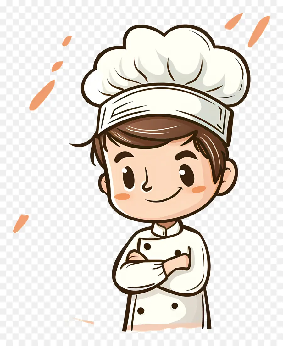 Doodle Chef，Karikatür şef PNG