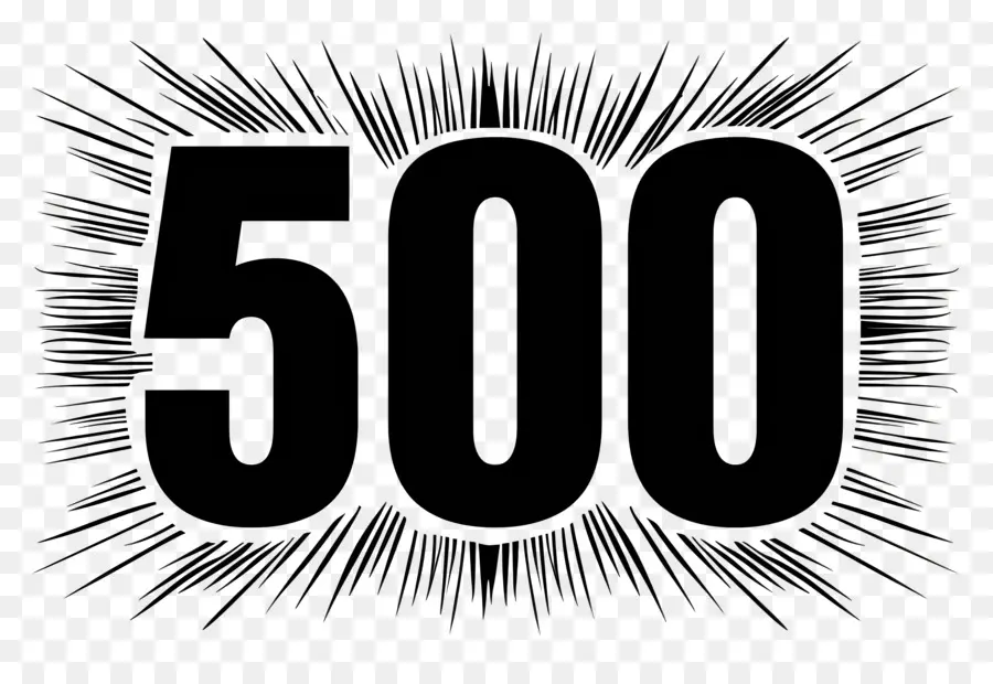 500 Numara，500 PNG