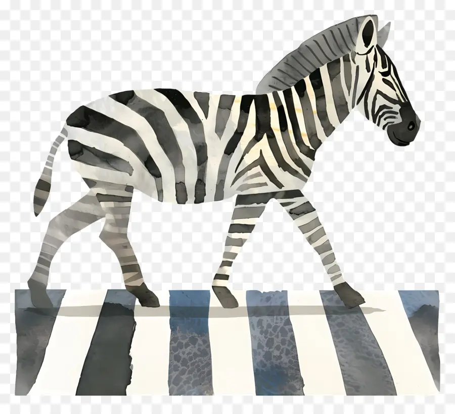 Zebra，Suluboya PNG