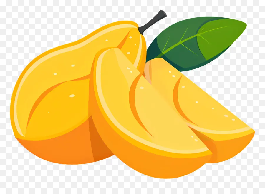 Dilimlenmiş Mango，Mango PNG