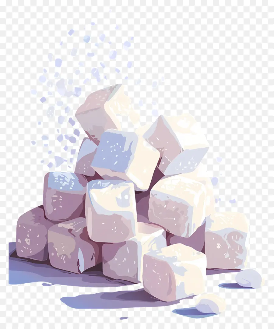 şeker，Marshmallow PNG