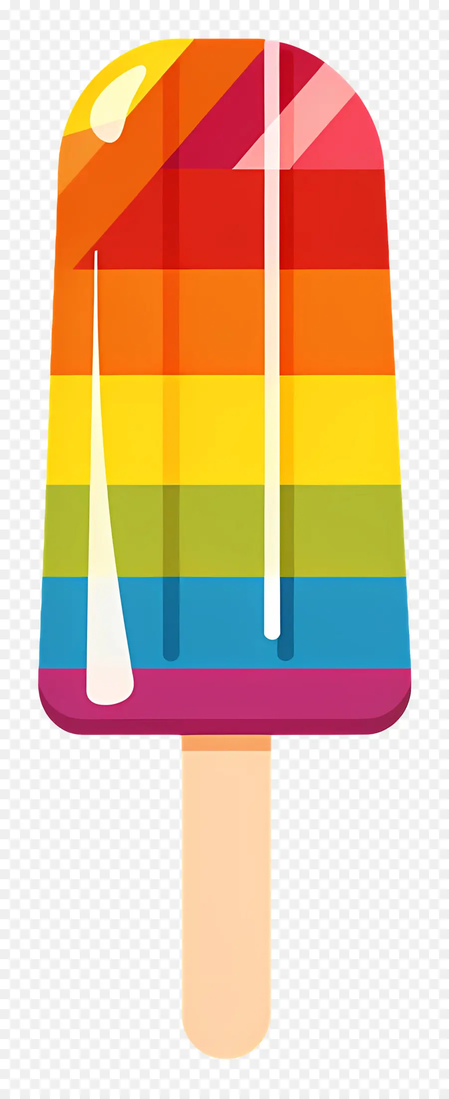 Popsicle，Gökkuşağı Lolipop PNG