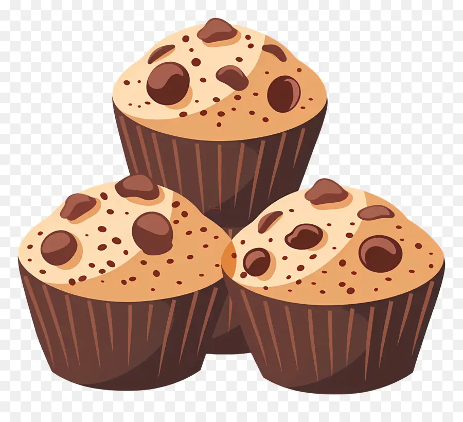 Kek，Çikolatalı Muffins PNG