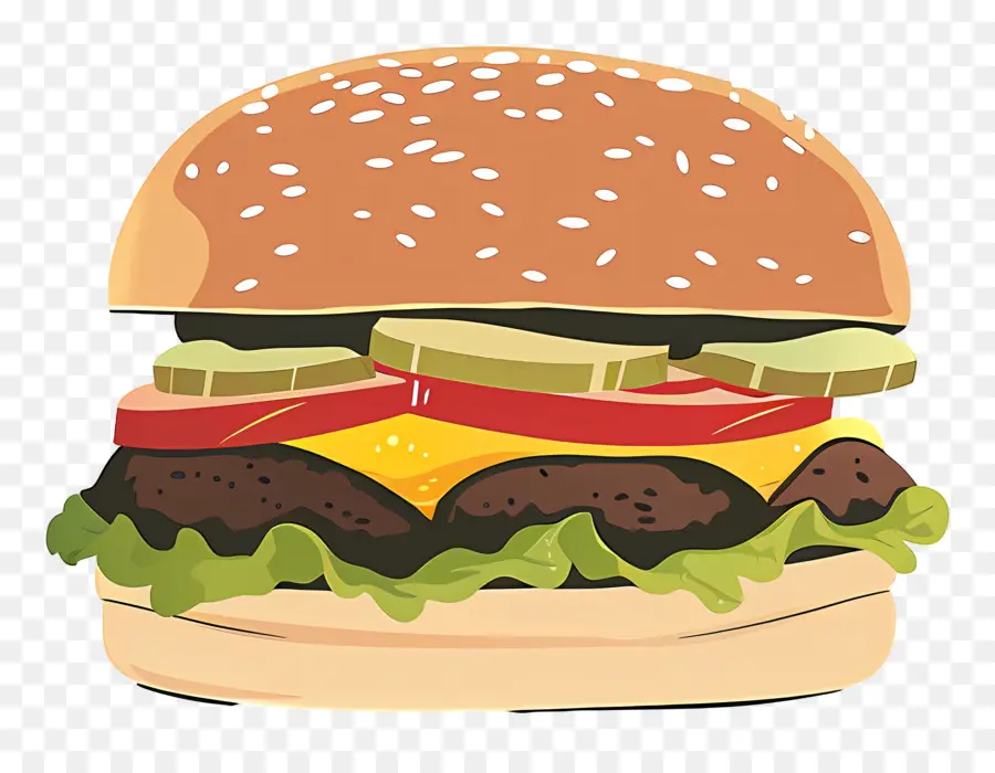 Hamburger，çizburger PNG