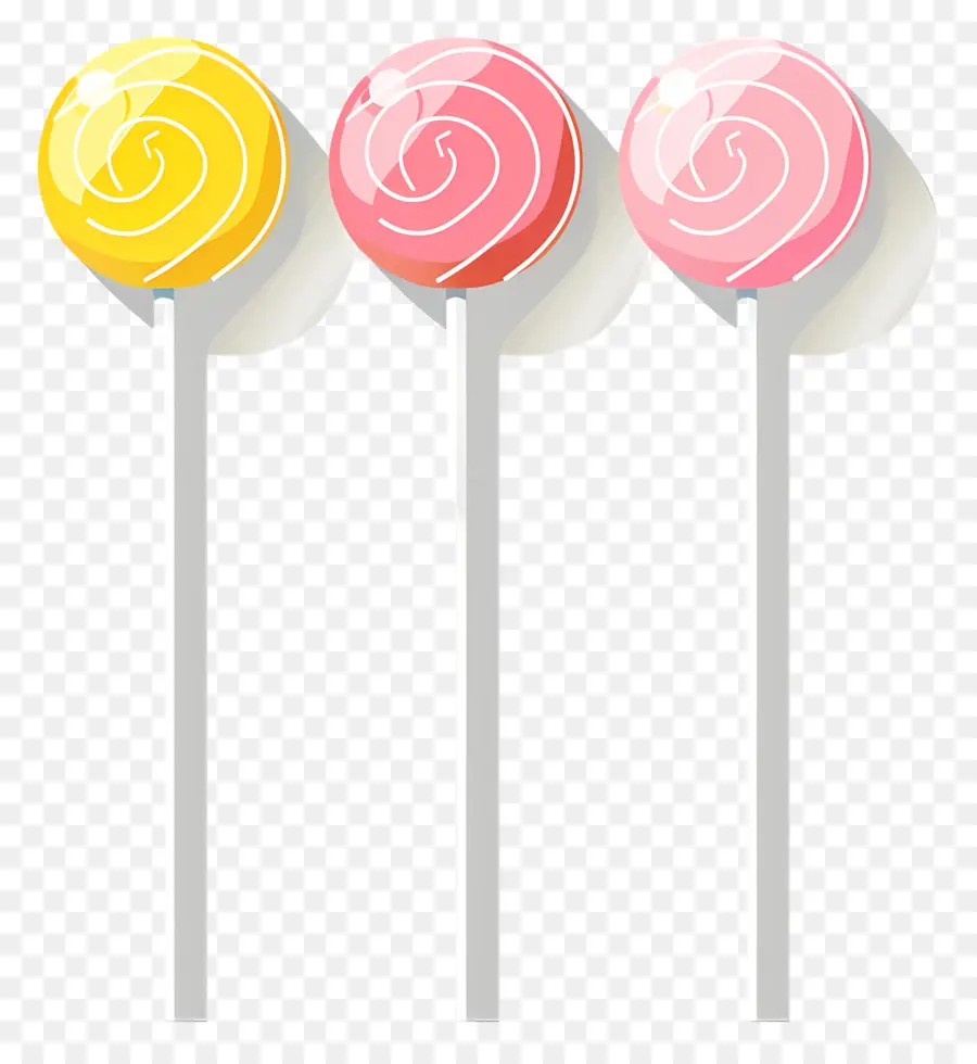 Lolipop，Swirled Renkler PNG