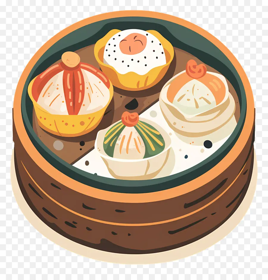 Dim Sum，Sıcak Yemek PNG